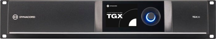 Dynacord TGX20 DSP Amplifier With OMNEO, AES/EBU, 4x5000W
