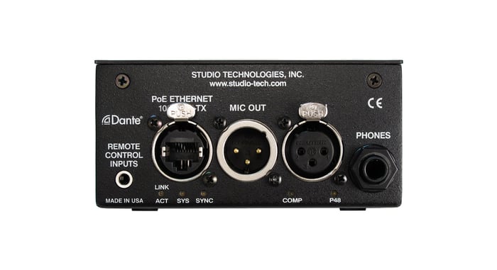 Studio Technologies Model 204 Dante Compatible Announcer's Console