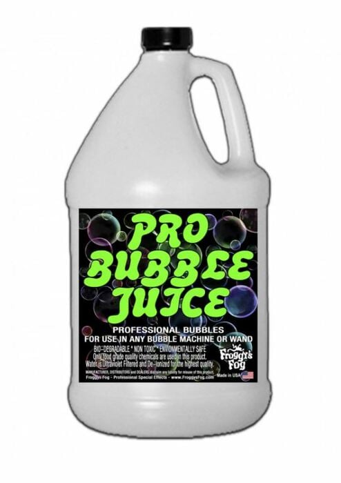 Froggy's Fog PRO Bubble Juice Short Distance Application Bubble Fluid,  1 Gallon