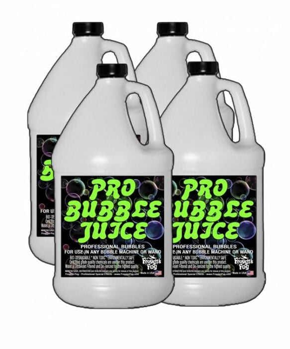 Froggy's Fog PRO Bubble Juice Short Distance Application Bubble Fluid,  4 Gallons