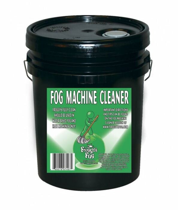 Froggy's Fog Fog Machine Cleaner Cleaning Fluid For Water-based Fog Machines, 5 Gallons