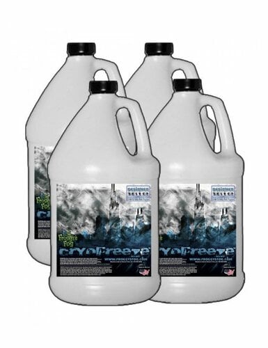 Froggy's Fog Cryo Freeze Low Lying Water-based Fog Fluid, 4 Gallons