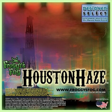 Froggy's Fog Houston Haze Oil-based Haze Fluid, 2.5 Gallons