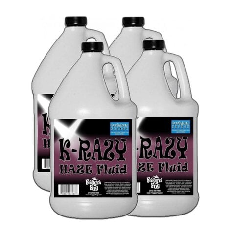 Froggy's Fog Krazy Haze Water-based Haze Fluid For Martin K-1 Hazer, 4 Gallons