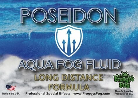 Froggy's Fog Poseidon Aqua Fog Long Distance For Use In Poseidon Series Aqua Fog Machines, 2.5 Gallons