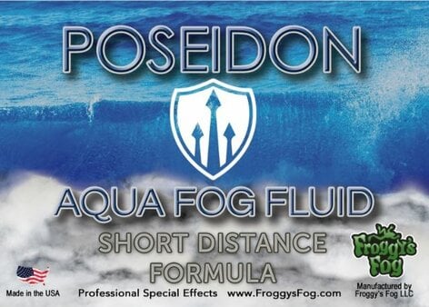 Froggy's Fog Poseidon Aqua Fog Short Distance For Use In Poseidon Series Aqua Fog Machines, 5 Gallons