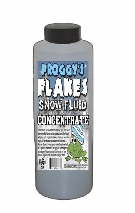 Froggy's Fog ULTRA DRY Snow Juice Concentrate Ultra Evaporative Formula For 30-50ft Float Or Drop, 8oz Bottle, Makes 1 Gallon