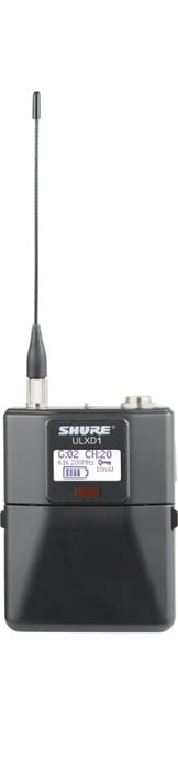 Shure ULXD14/93-G50 ULXD Lavalier Wireless Bundle With Bodypack, WL93 Mic, Battery And Charger, In G50 Band