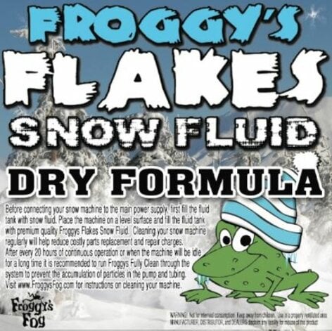 Froggy's Fog DRY Snow Juice Low Residue Formula For 50-75ft Float Or Drop, 55 Gallons