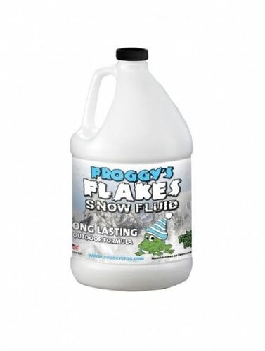 Froggy's Fog LONG LASTING Snow Juice Slow Evaporation Formula For >75ft Float Or Drop, 1 Gallon