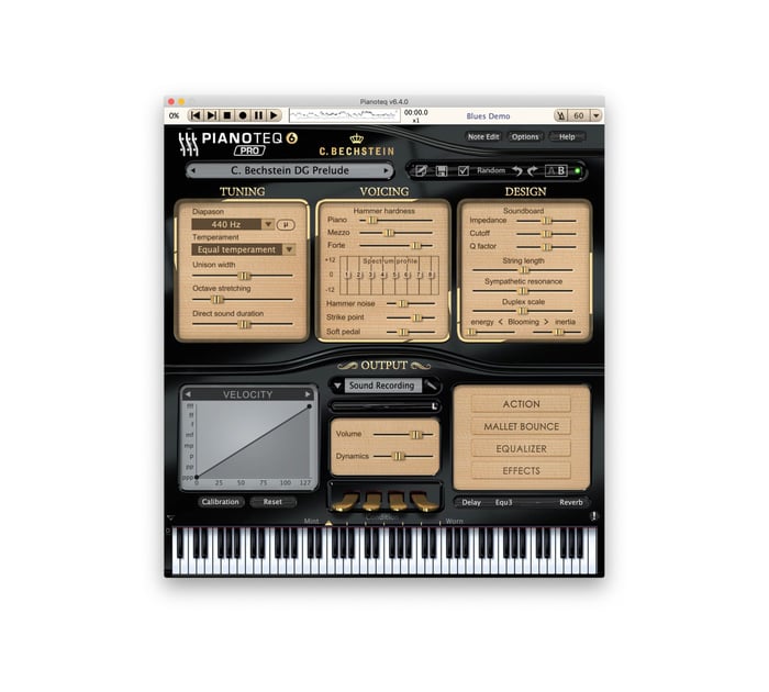 Pianoteq C. Bechstein Digital Grand Physically Modeled Bechstein D 282 Piano Synth [Virtual]