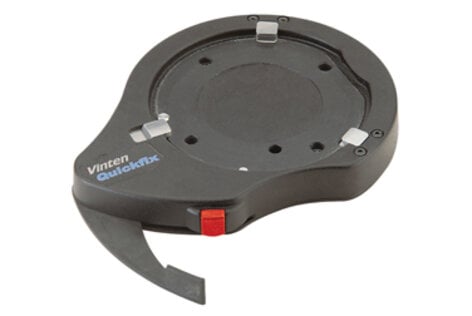 Vinten 3490-3 Adaptor Heavy Duty QUICKFIX 4-bolt Flat Base