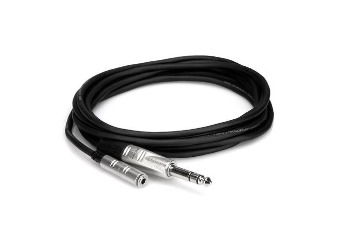 Hosa HXMS-010 10' Pro Series 3.5mm TRS To 1/4" TRS Headphone Extension Cable