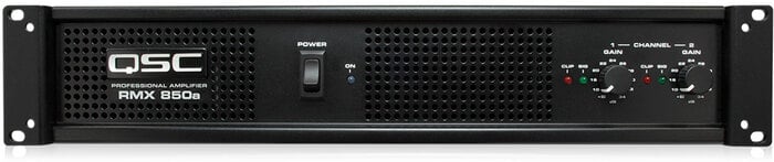 QSC RMX 850a 2-Channel Power Amplifier, 300W Per Channel At 4 Ohms