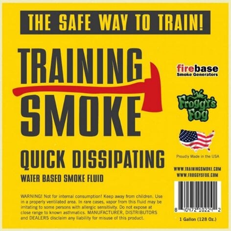 Froggy's Fog Training Smoke Q Quick Dissipating Water-based Smoke Fluid, 1 Gallon