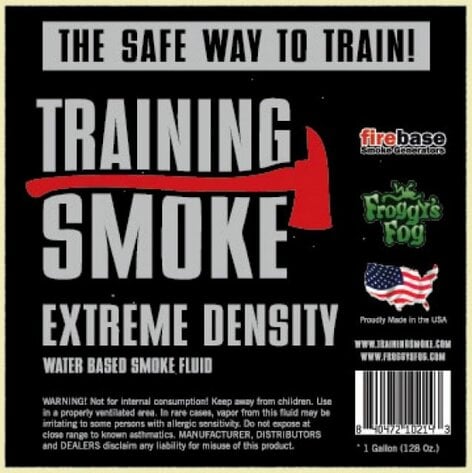 Froggy's Fog Training Smoke XD Extremet Density Water-based Smoke Fluid, 1 Gallon