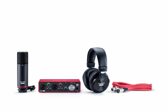 Focusrite Scarlett 2i2 Studio 3rd Gen Complete Recording Bundle With Scarlett 2i2 USB Audio Interface