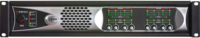 Ashly pema 8125c 8-Channel Power Amplifier, 125W At 4 Ohms, 8x8 DSP Matrix, CobraNet