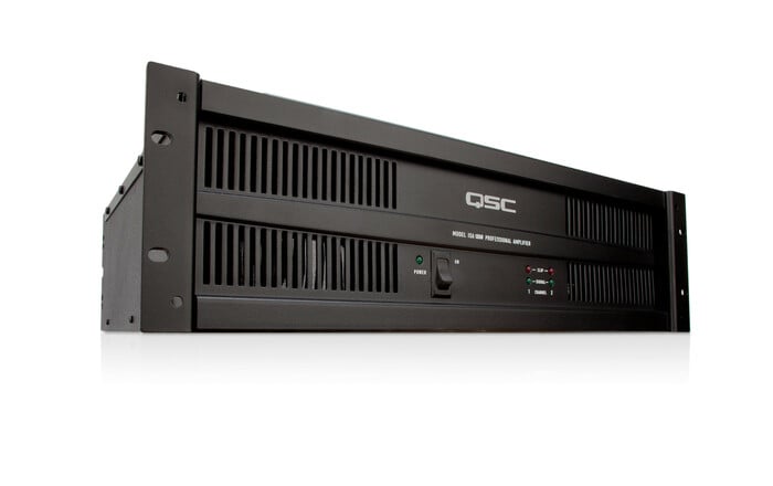 QSC ISA 1350 2-Channel Power Amplifier, 1300W At 4 Ohms, 70V Capable