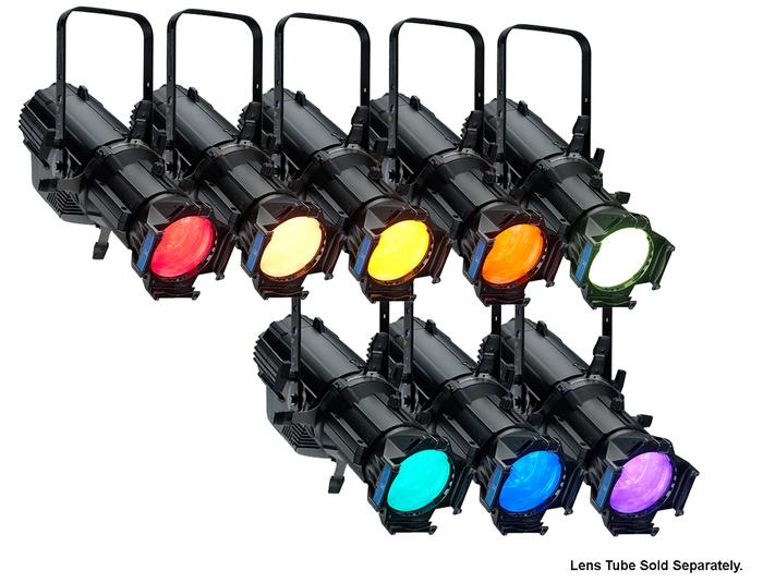 ETC Source Four LED Series 2 Lustr X7 Color Plus Lime LED Ellipsoidal Engine With Shutter Barrel