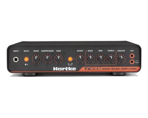 Hartke TX300 300W Class D Bass Amplifier Head With Compression, Distrotion And XLR DI Output