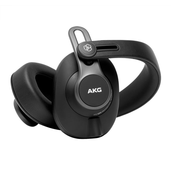 AKG K371 Over-ear, Closed-back Foldable Headphones With Swivel Earcups And Titanium Coated Drivers