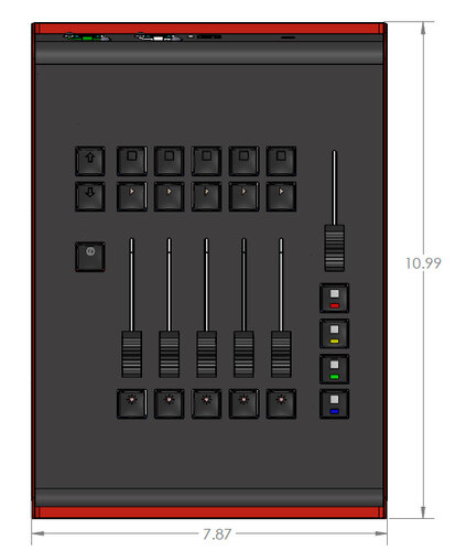 Chroma-Q CQ675-1024 Vista MV Control Surface With 1024 Channel Dongle