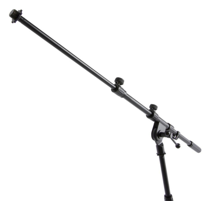 On-Stage MS7701TB 32-61.5" Telescoping Euro Boom Microphone Stand, Black