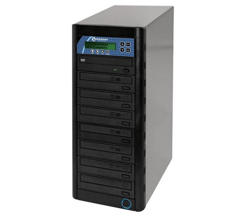 Microboards DVD-PRM-716 16x DVD/48x CD Duplicator With 7 Sony Optiarc Recorders & Built-in LCD Screen