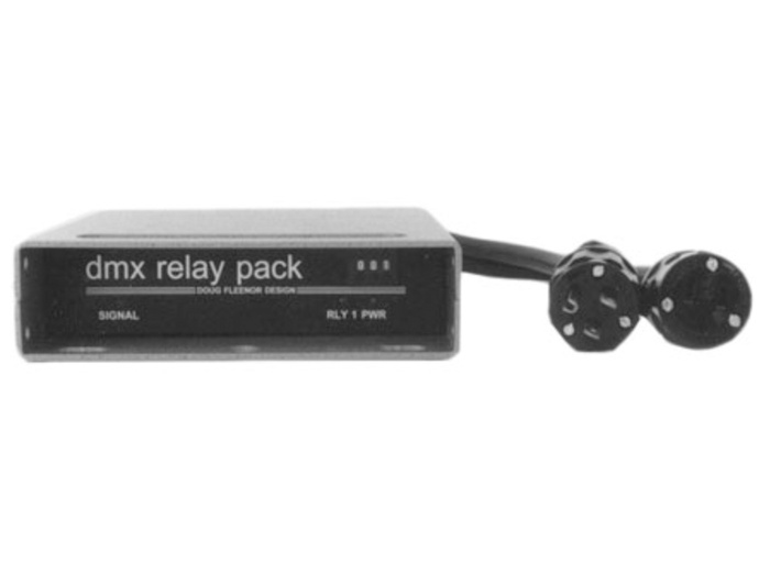 Doug Fleenor Design DMX1REL20A 1-Channel DMX Relay Pack, 20A Max Output