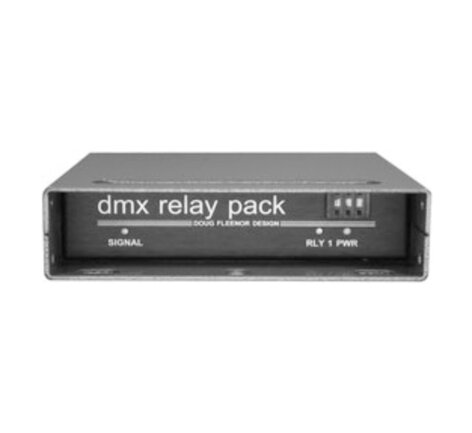 Doug Fleenor Design DMX1REL20A 1-Channel DMX Relay Pack, 20A Max Output