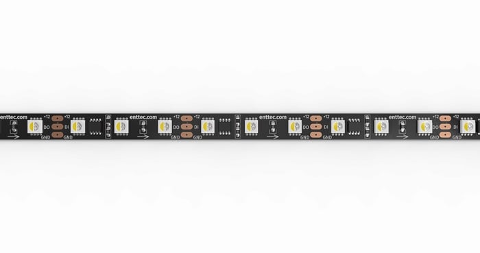 Enttec 8PXW60-F-12-B RGBW PIXEL TAPE 60 LEDS/M 12V - 5M Roll Black