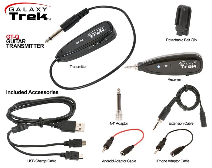 Galaxy Audio GT-QX TREK Wireless Guitar System