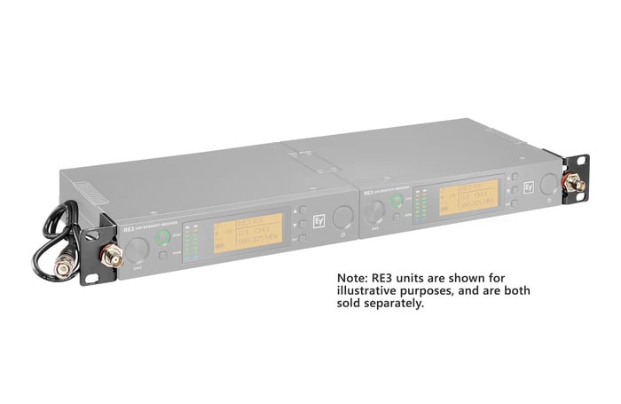 Electro-Voice RE3-ACC-RMK2 1U Rack-Mount Kit For 2 RE3 Receivers