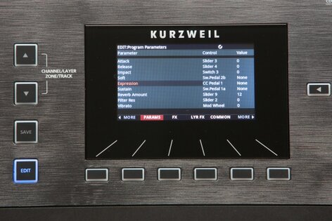 Kurzweil PC4 Production Controller 88 Note Fully-weighted Hammer-action With Velocity Sensitive Keys With Aftertouch