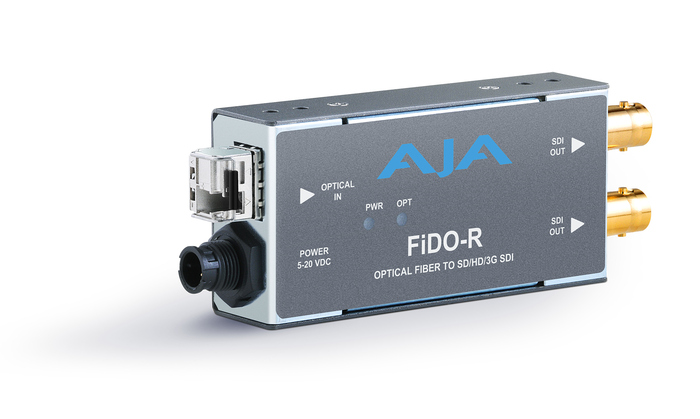 AJA FiDO-R-MM 1-Channel Multi-Mode LC Fiber To 3G-SDI Receiver