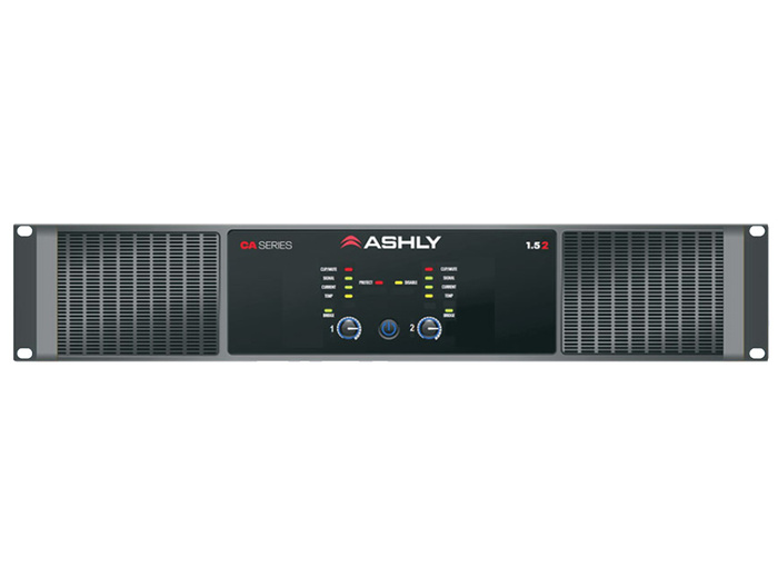 Ashly CA 502 2-Channel Power Amplifier, 2x500W At 4 Ohms, 70V Capable