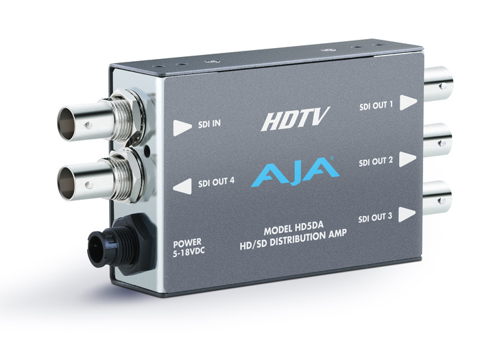 AJA HD5DA HD-SDI/SDI Serial Digital Distribution Amplifier