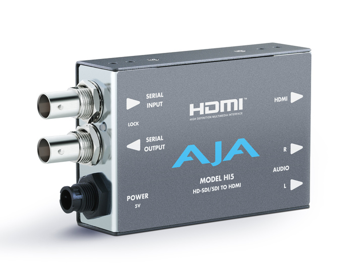 AJA HI5 HD-SDI/SDI To HDMI Video And Audio Converter