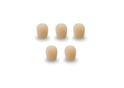 Que Audio DAWS HE High Density Windscreen 5 Pack, Beige