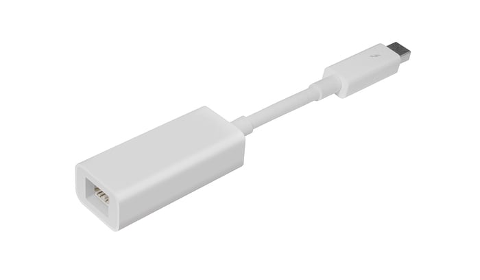 Apple Thunderbolt to FireWire Adapter Thunderbolt Male To FireWire 800 Female, MD464LL/A