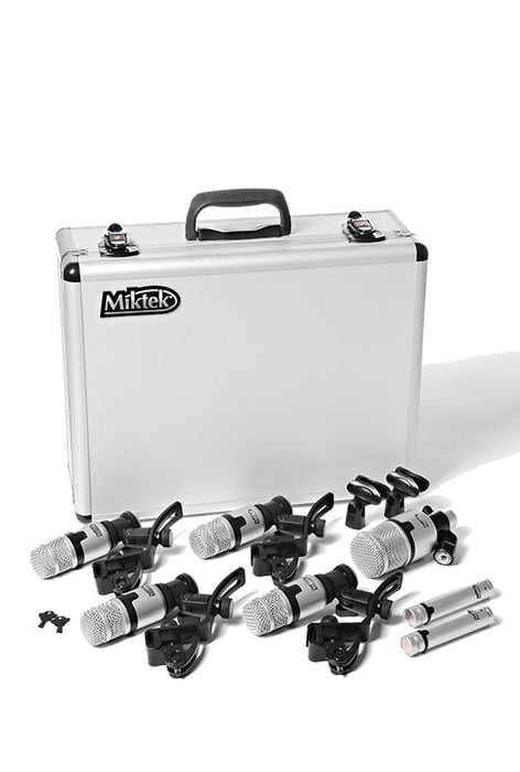 Miktek Audio PMD7 Drum Mic Kit, 7 Piece