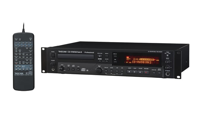 Tascam CD-RW901MKII Professional CD Recorder With Balanced Audio I/O