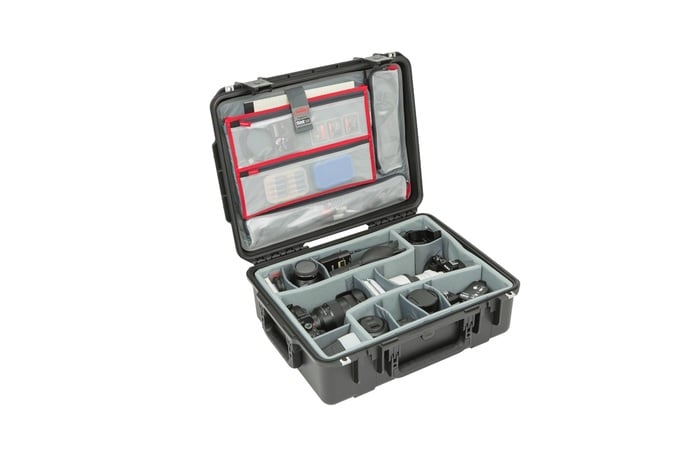 SKB 3I-2015-7DL 20.4"x15.4"x7" Waterproof Case With Think Tank Video Divider