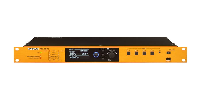 Tascam CG-2000 Master Clock Generator With Video I/O And Alarm Outputs