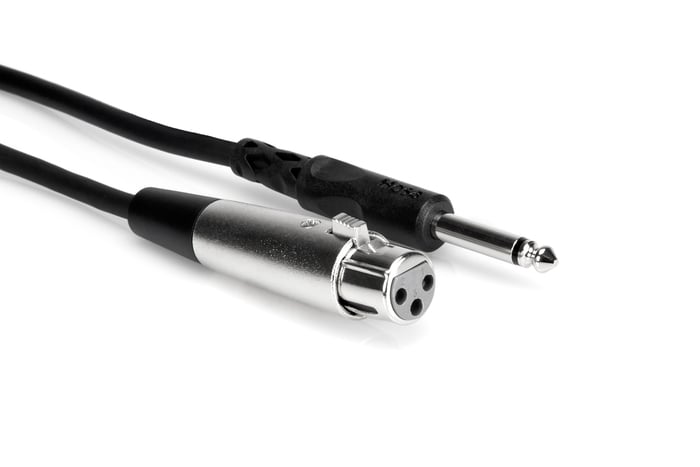 Hosa PXF-105 5' XLRF To 1/4" TS Audio Cable