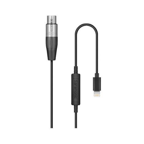 Saramonic LC-XLR 19.5' XLR F To Apple Certified Lightning Mic Interface Cable