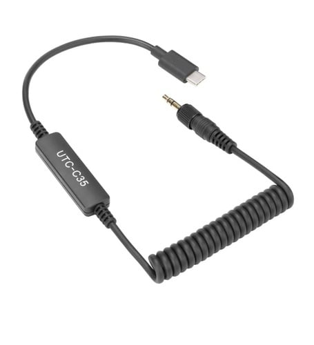 Saramonic UTC-C35 Locking 1/8" TRS To USB Type-C Output Cable