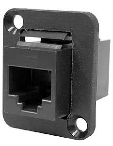 Ace Backstage C-25116 ADP/RJ45 - CAT5 Feed Through Connector, Panel Mount