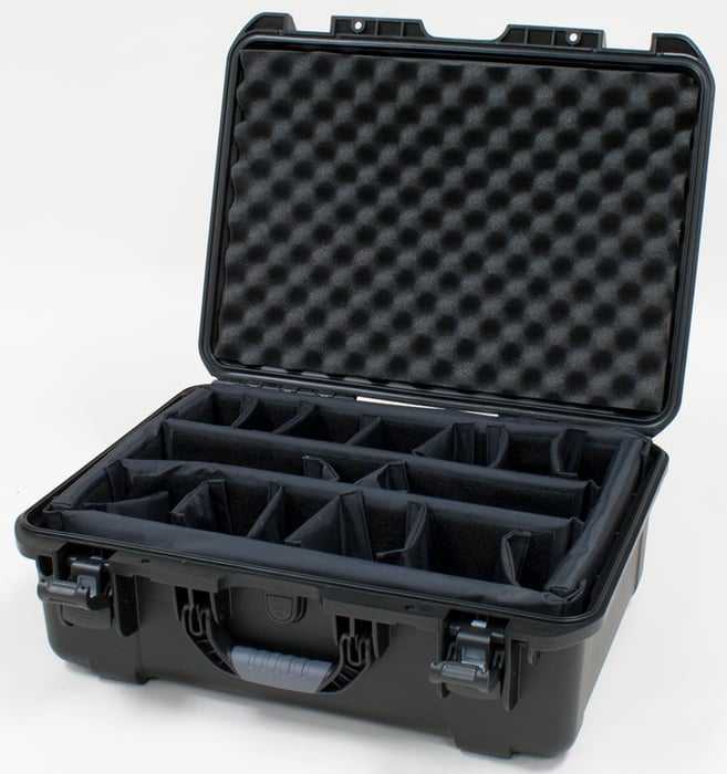 Gator GU-2014-08-WPDV 20"x14"x8" Waterproof Molded Case With Internal Divider Syst